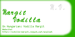 margit vodilla business card